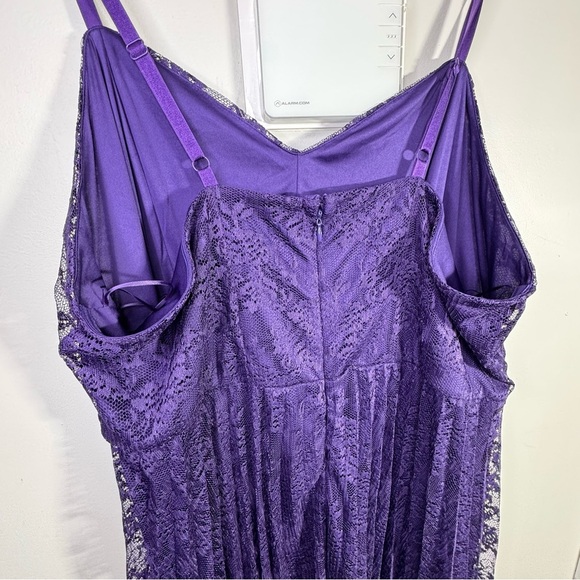 Addition Elle Lace Midi Dress with Pleated Skirt Size 24 NWT Cocktail Dress - Picture 9 of 15